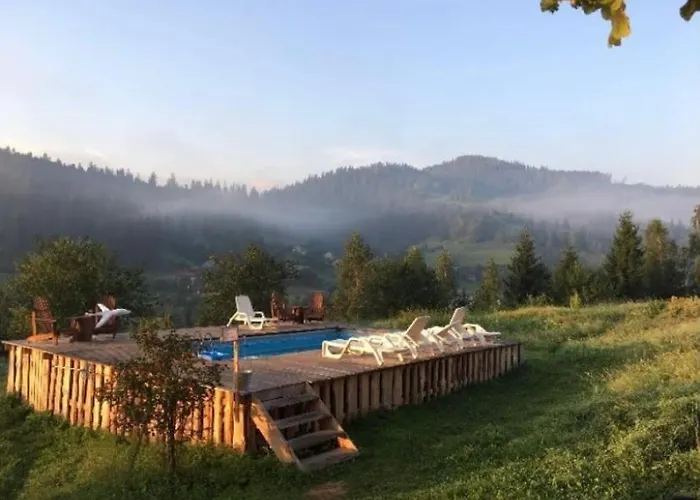 з неймовірними краєвидами, карпатський чан Dream, чан джакузі * Slavske